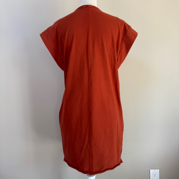 Rag & Bone Ryder Muscle Mini Dress in Paprika organic cotton size Small - Picture 8 of 15